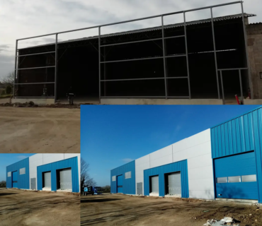 rénovation d'une façade a Tonneins