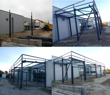 montage d'un bâtiment a Agen