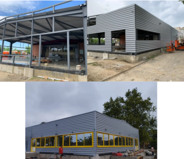 montage couverture et bardage d'un bâtiment